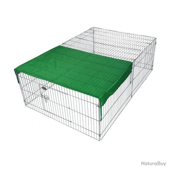 Parc enclos pour petits animaux domestiques 122 cm protection solaire 16_0002228