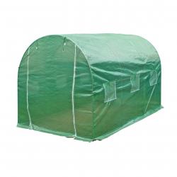 Serre de jardin châssis tubulaire 300 cm serre en film plastique vert 16_0001518