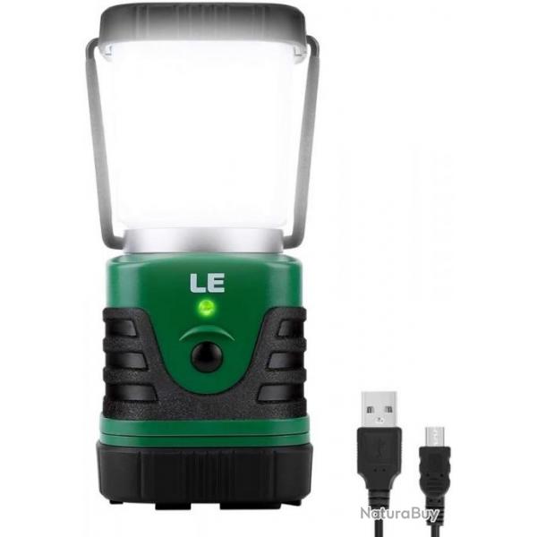 Lanterne LED Rechargeable Lampe Camping Puissante 1000lm Lampe Torche 360 Eclairage