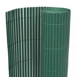 Clôture de jardin Double face PVC 90 x 300 cm Vert 43623