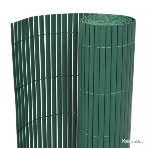 Clture de jardin Double face PVC 90 x 300 cm Vert 43623