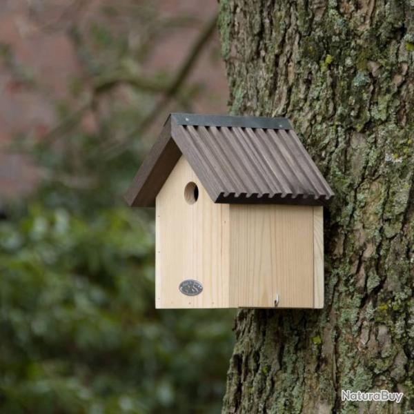 Esschert Design Cabane d'oiseaux de msange bleue