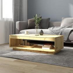 Table basse 110x50x33,5 cm Bois de sapin massif 809207