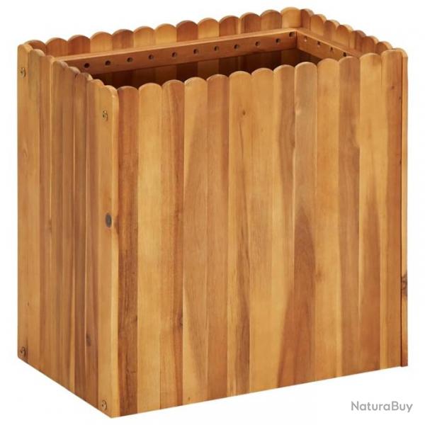 Lit surlev de jardin 50x30x50 cm Bois massif d'acacia 45923