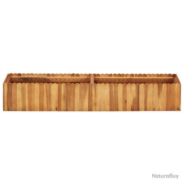 Lit surlev de jardin 150x30x25 cm Bois massif d'acacia 45919