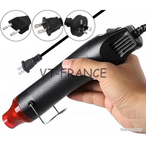 Mini Pistolet Air Chaud 300W, Couleur: Rouge