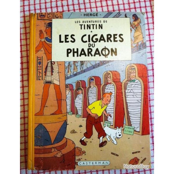 Tintin  les cigares du pharaon (4B15)