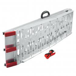 Rampe de chargement pliable 226 cm 340 kg aluminium moto VTT quad rampe d'accès 16_0002134