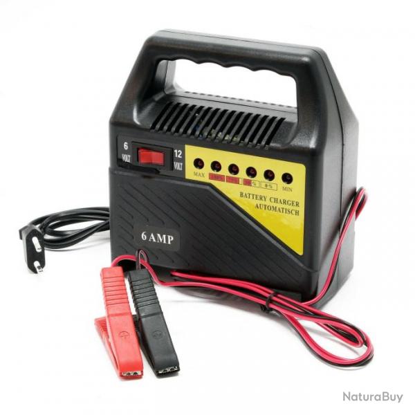 Chargeur de batteries pour les vhicules 6v 12v 6a automobile voitures recharger 16_0001708