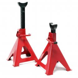 Lot de 2 chandelles de levage 6 tonnes chacune crémaillère cric pour voiture 16_0001736