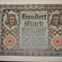 ALLEMAGNE 100 Mark 1920 TBE   reichsbanknote