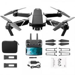 Drone 4K HD Wifi double caméra 360° + 2 batteries - 3 niveaux - Livraison gratuite et rapide