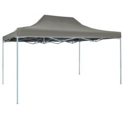 Tente de réception pliable 3x4 m Acier Anthracite 48895