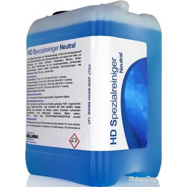 Liquide pour nettoyeur ultrasons 5L - Solution neutre - LIVRAISON RAPIDE