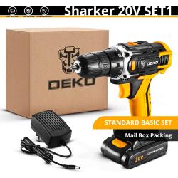 Perceuse Visseuse Sans Fil Pro 12/16/20V Li-ion, Modele: Sharker 20V Set1