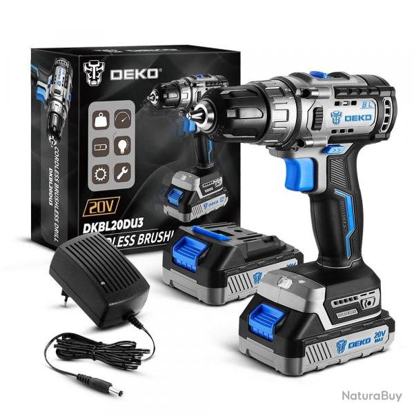 Perceuse Visseuse Sans Fil Pro 20V 42N.M, Modele: SET 2