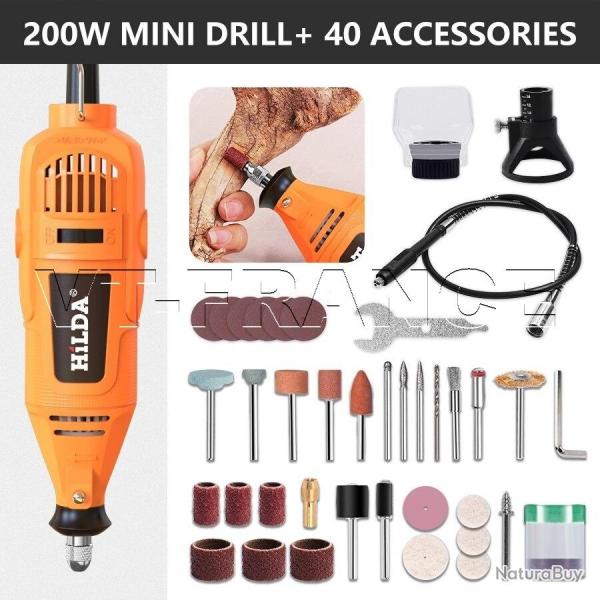 Mini Perceuse Meuleuse style Dremel, Modele: DM-165