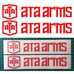 2x ATA ARMS Vinyle Autocollant pour canon. 3 tailles au choix & 11 couleurs