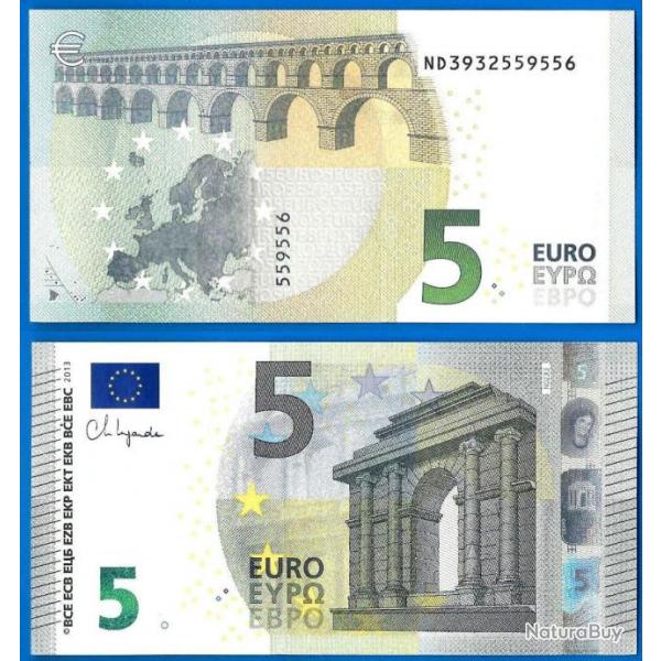 Autriche 5 Euro Neuf Prefixe ND Serie N023 I3 Billet Signature Lagarde