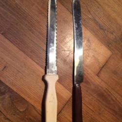 Couteaux de cuisine marque : Sheffield / 31 et 32 cm