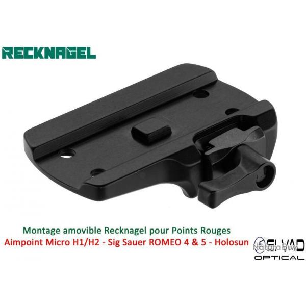 Montage Amovible ERA RECKNAGEL pour Rail de 11 mm - Aimpoint Micro H1/H2