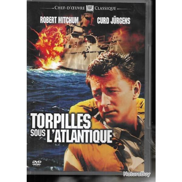 torpilles sous l'atlantique , robert mitchum, curd jurgens , u-boot , u-boat dvd