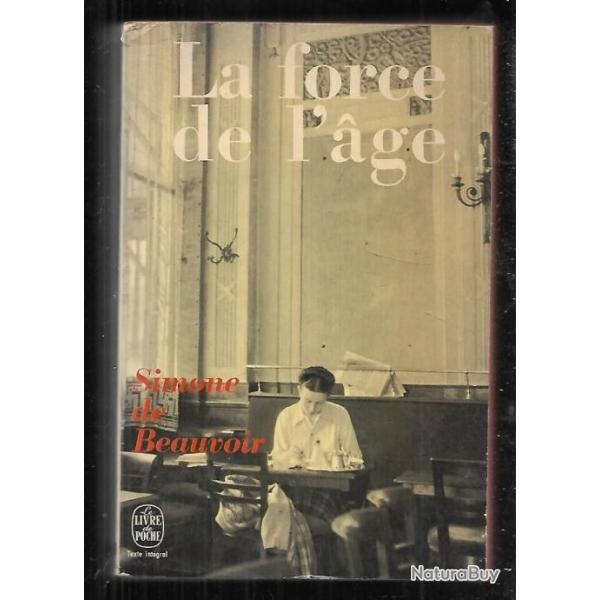 la force de l'age de simone de beauvoir  livre de poche