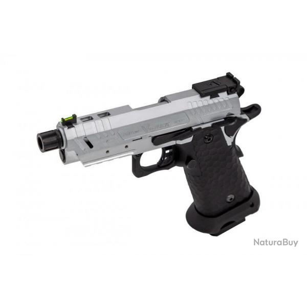 Rplique GBB gaz Vorsk CS Hi-Capa Vengeance Compact Noir / Silver 1,0J