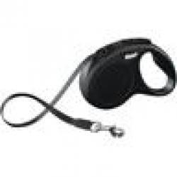 FLEXI NEW CLASSIC SANGLE S 5M NOIRE
