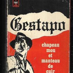 gestapo chapeau mou et manteau de cuir  Sven Hassel. Presses Pocket 488