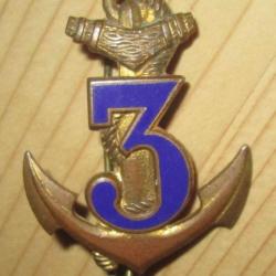 3° (Régiment d'Infanterie de Marine) type 3, émail