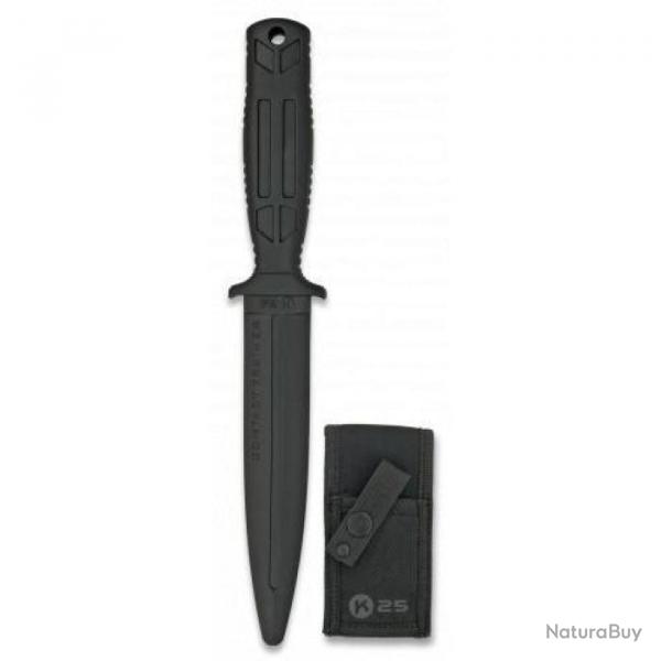 Couteau d'entranement caoutchouc K25