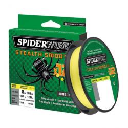Tresse SpiderWire Stealth Smooth 12 - Jaune - 0.11mm / 10.3kg / 150m