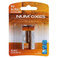 Blister 1 pile Num'Axes - 6LR61 alcaline 9 V