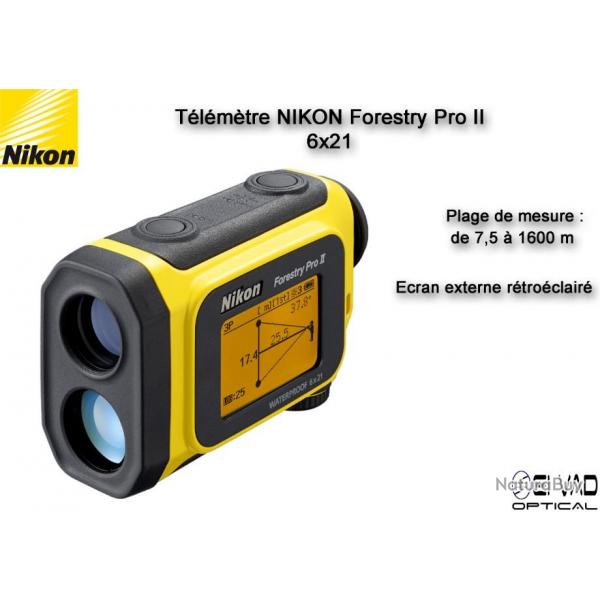 Tlmtre Laser NIKON Forestry Pro II - avec Ecran