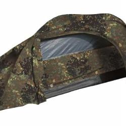 Tente 1 Personne Recom Woodland Camping Voyage Camouflage Militaire Resistante Intempere Confortable