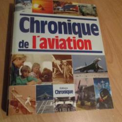 Gros livre chronique de l'aviation