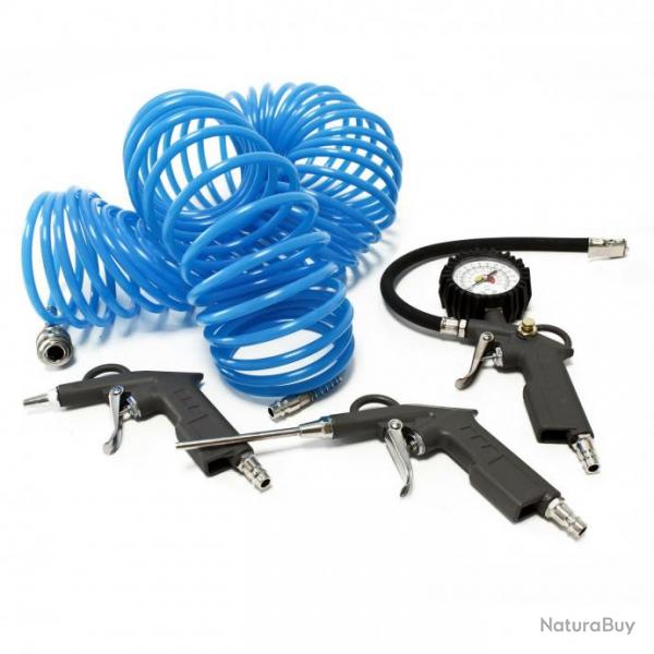 Outils pneumatiques de 4 pices accessoires avec un tuyau pour compresseur 16_0002870