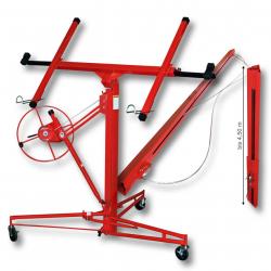 Kit 350 cm + 140 cm lève panneaux lève plaques de plâtre XXL + extension max 68 kg 16_0002331