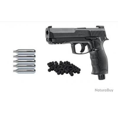 PACK PISTOLET HDP50 - 11 Joules + BILLE CAOUTCHOUC DUR + 10