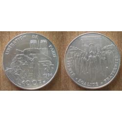 France 100 Francs 1994 Liberation De Paris Piece Argent Arc De Triomphe Defile Char