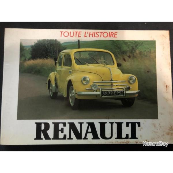 livre illustr Toute l'histoire Renault