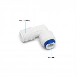 Raccord jaco tuyau 1/8pouces - 3.175mm ag 90° 16_0002123