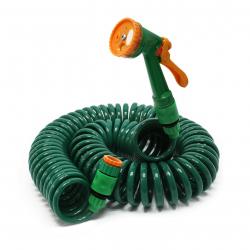 Tuyau d'arrosage en spirale extensible 15 m flexible de jardin maison et jardin 16_0001570