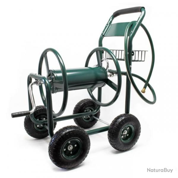 Chariot dvidoir pour tuyau d'arrosage jardin enrouleur avec tuyau mobile 16_0002542