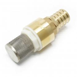 Laiton clapet pied 26,16mm (3/4") antiretour crépine d'aspiration en acier inox 16_0002106