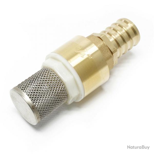 Laiton clapet pied 26,16mm (3/4") antiretour crpine d'aspiration en acier inox 16_0002106