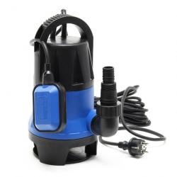 Pompe submersible eaux usées 750 watts 12500l/h jardin puits drainage évacuation bleu 16_0000622