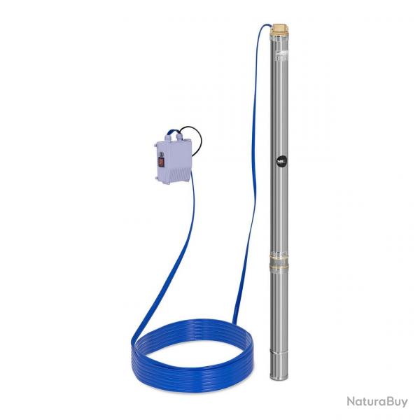 Pompe immerge pompe de puits submersible refoulement - 3 800 L/h - 750 Watts - acier inoxydable 14