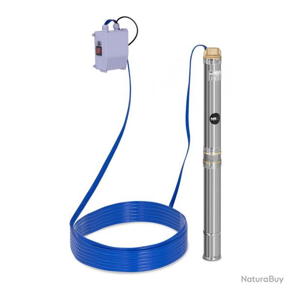 Pompe immerge pompe de puits submersible refoulement - 3 800 L/h - 370 Watts - acier inoxydable 14